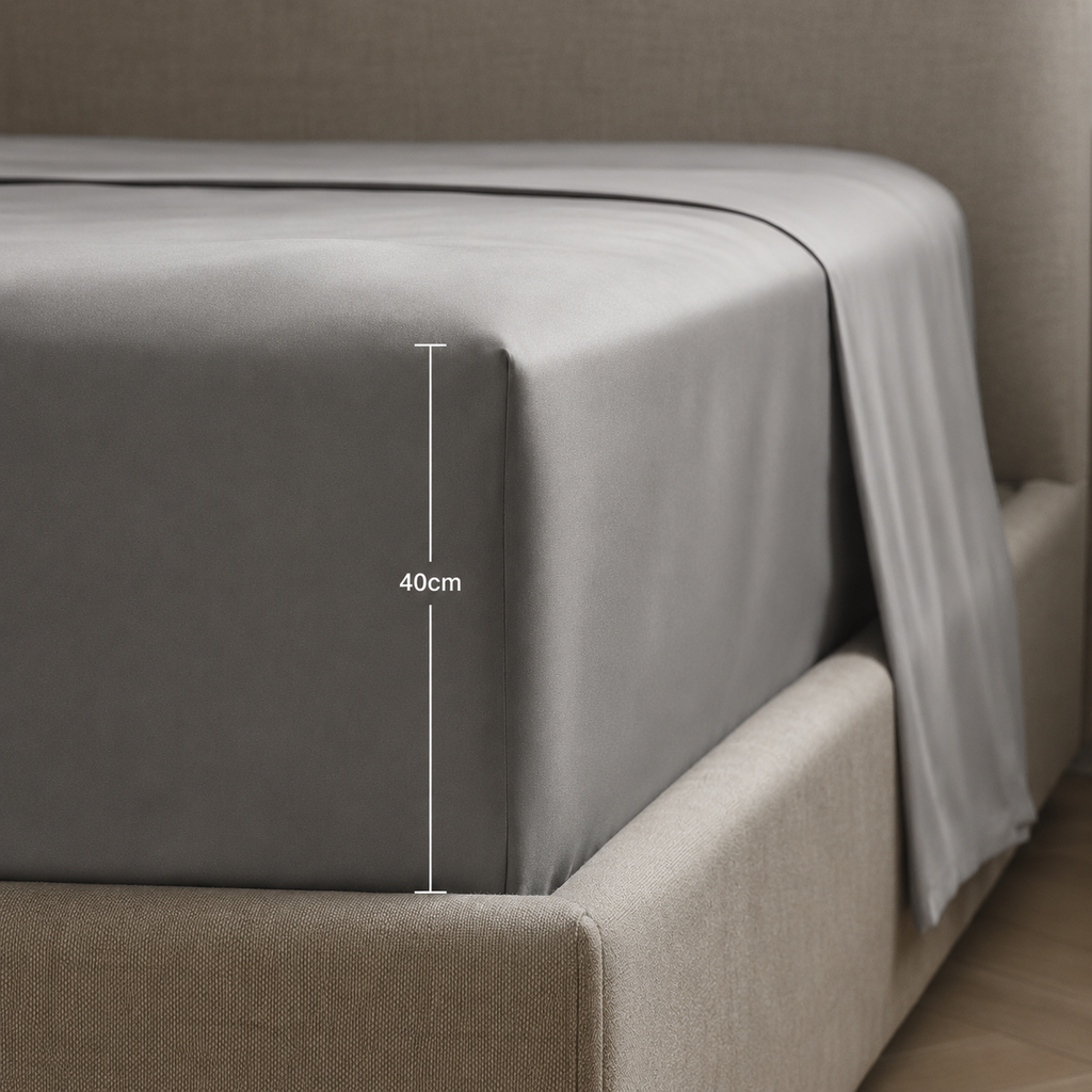 Egyptian Cotton & Bamboo Fitted Sheet Combo Set