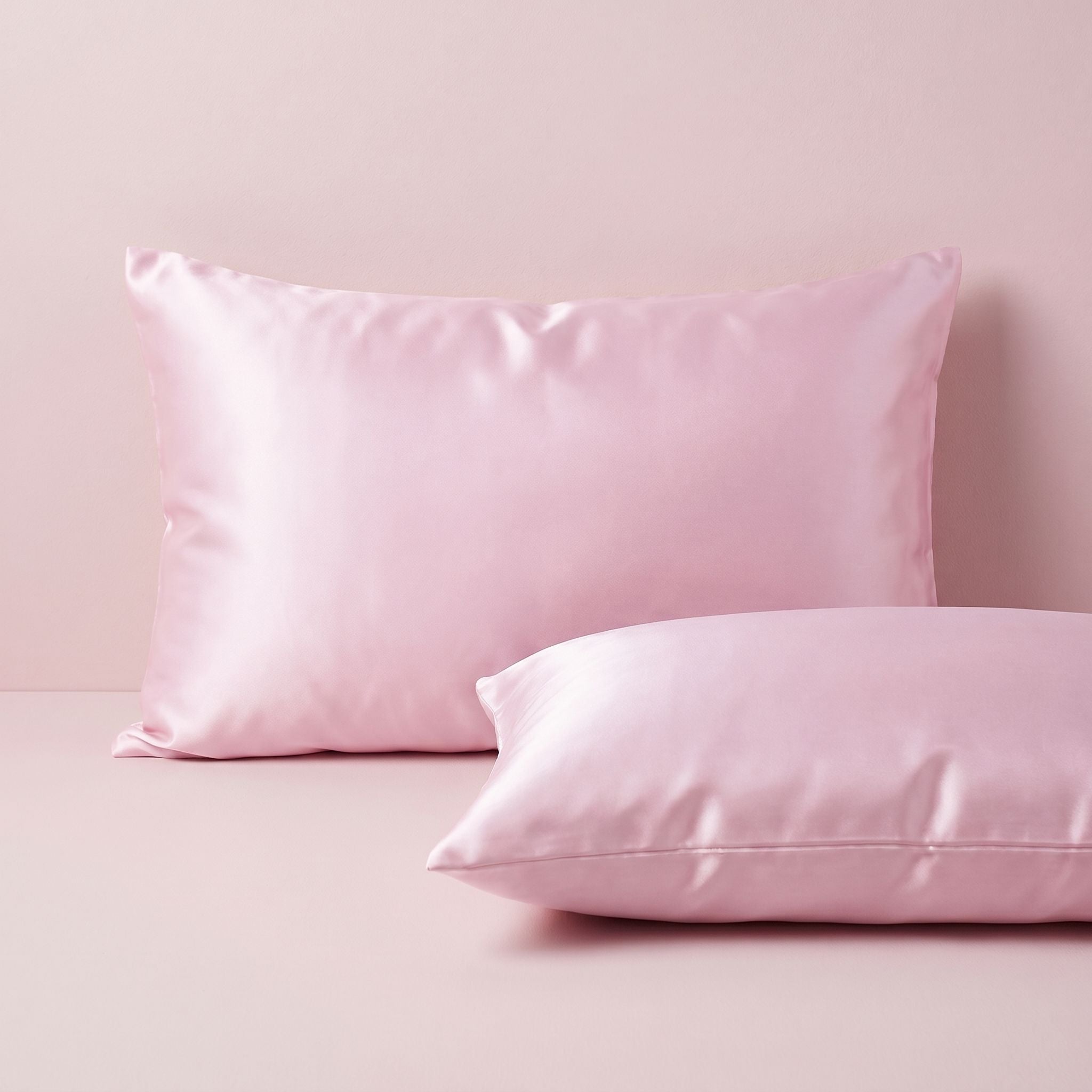 The Silk Pillowcase Duo — Mulberry Beauty Sleep Set