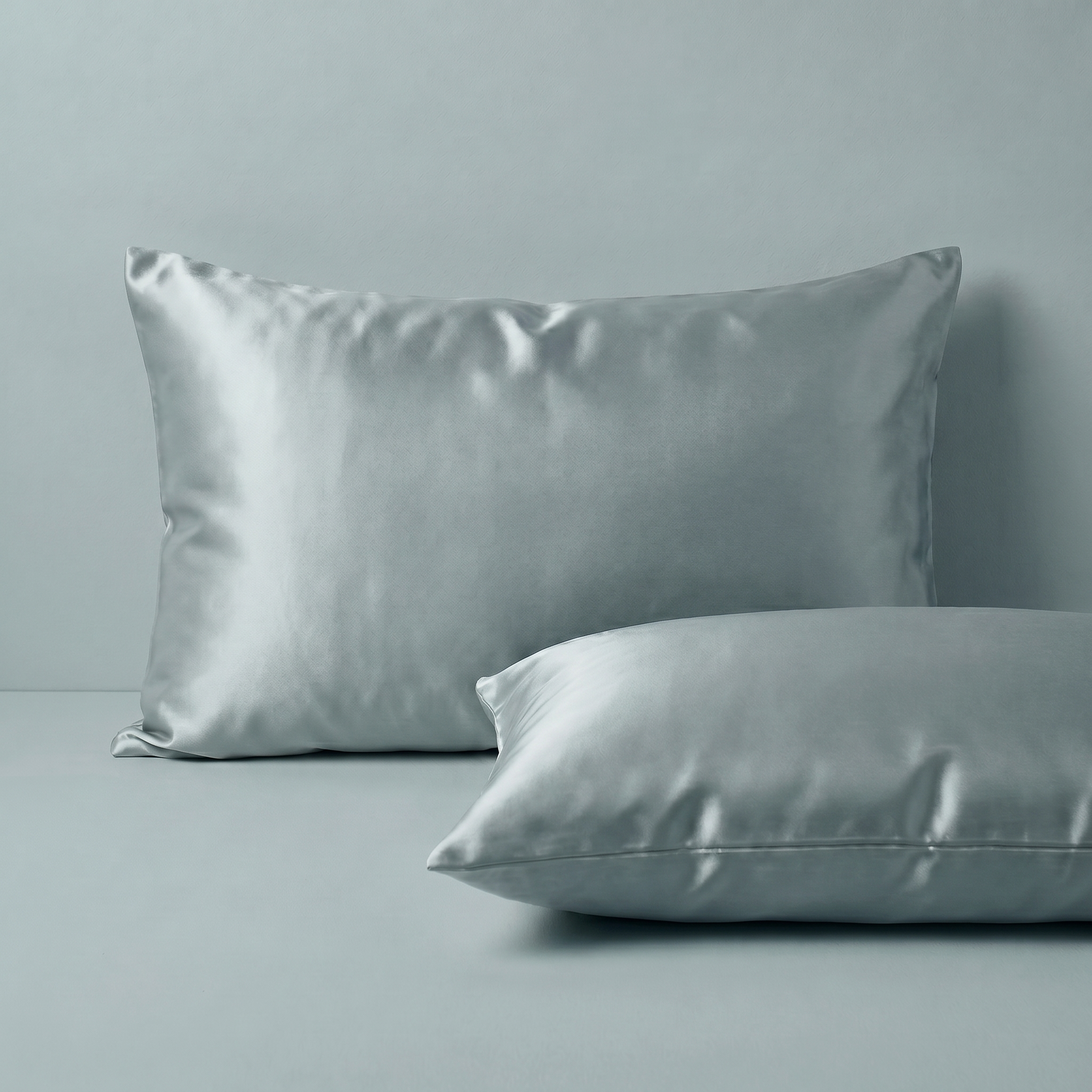 The Silk Pillowcase Duo — Mulberry Beauty Sleep Set
