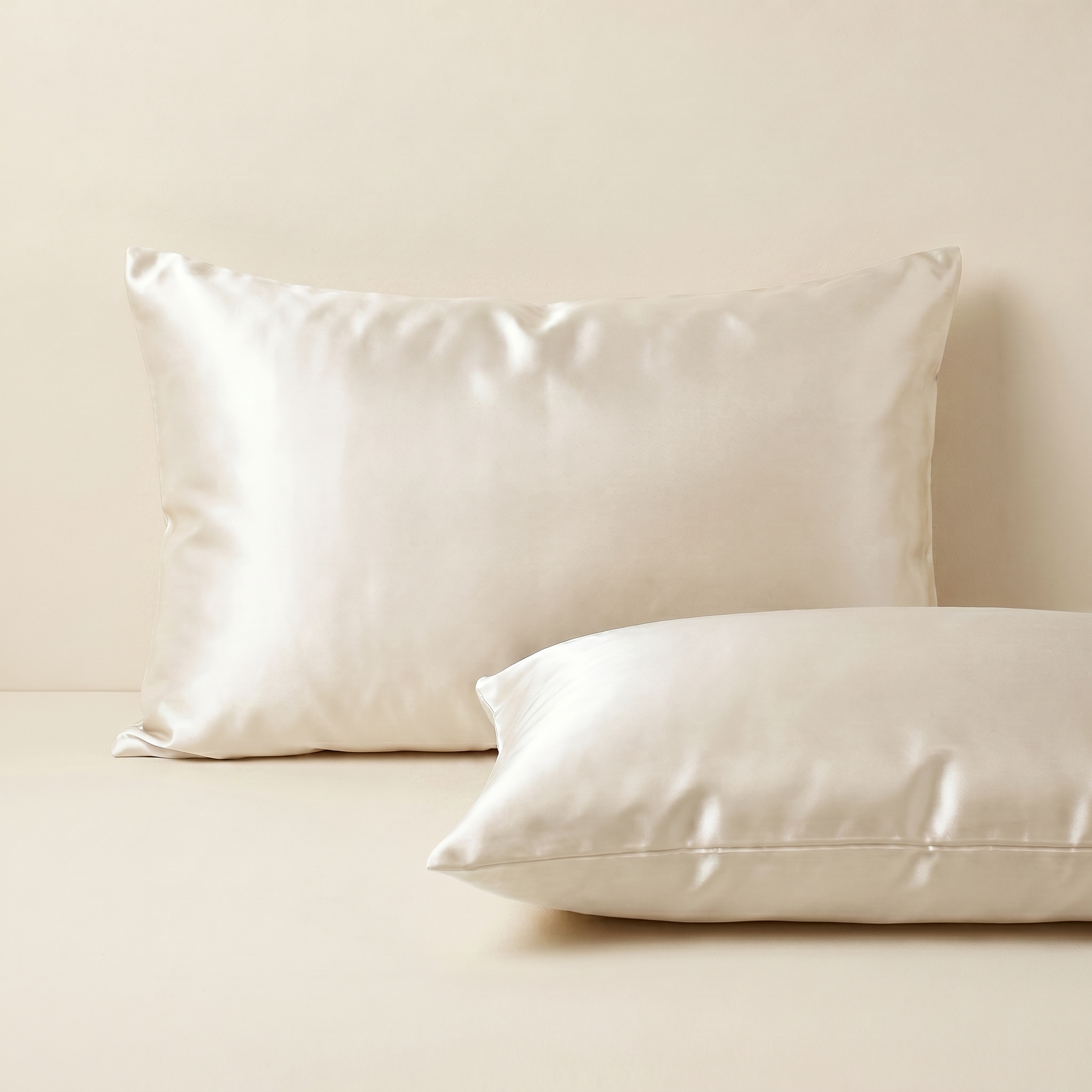 The Silk Pillowcase Duo — Mulberry Beauty Sleep Set