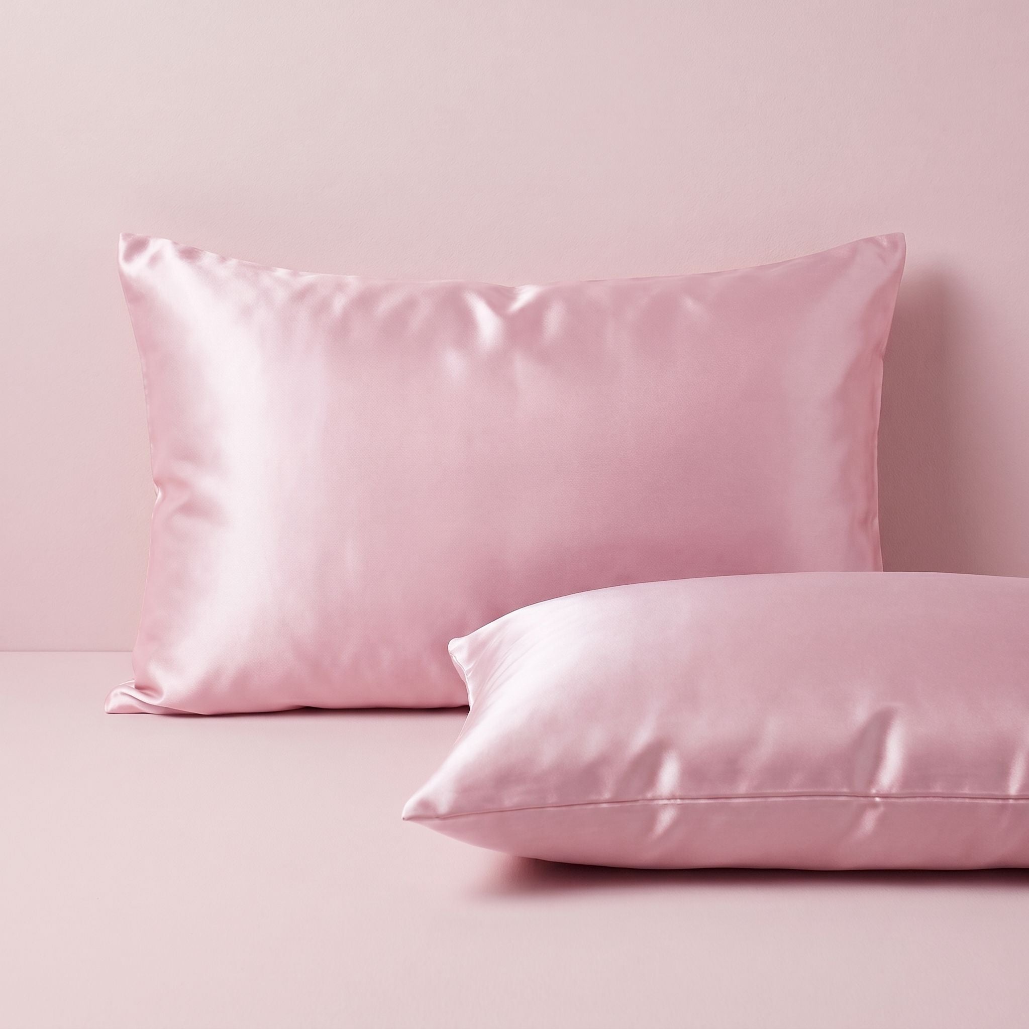 The Silk Pillowcase Duo — Mulberry Beauty Sleep Set