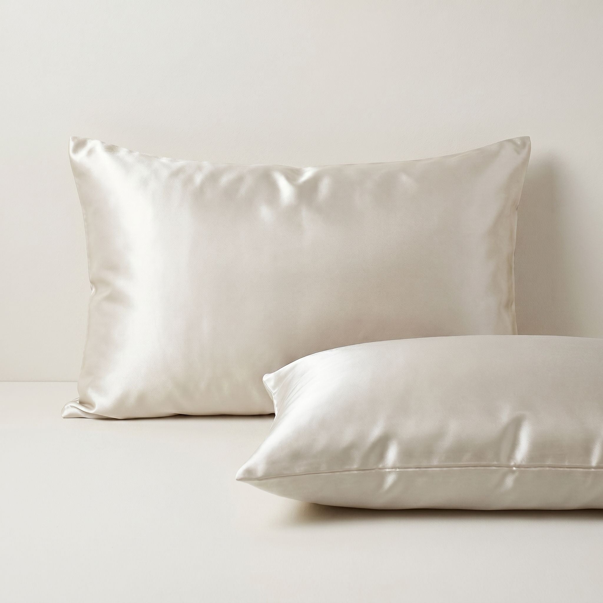 The Silk Pillowcase Duo — Mulberry Beauty Sleep Set