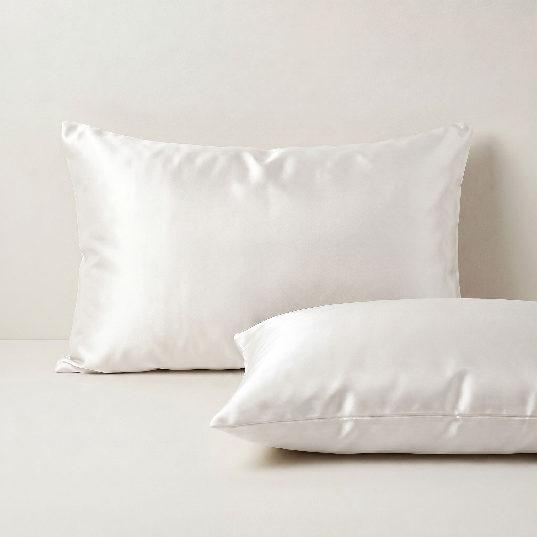 The Silk Pillowcase Duo — Mulberry Beauty Sleep Set