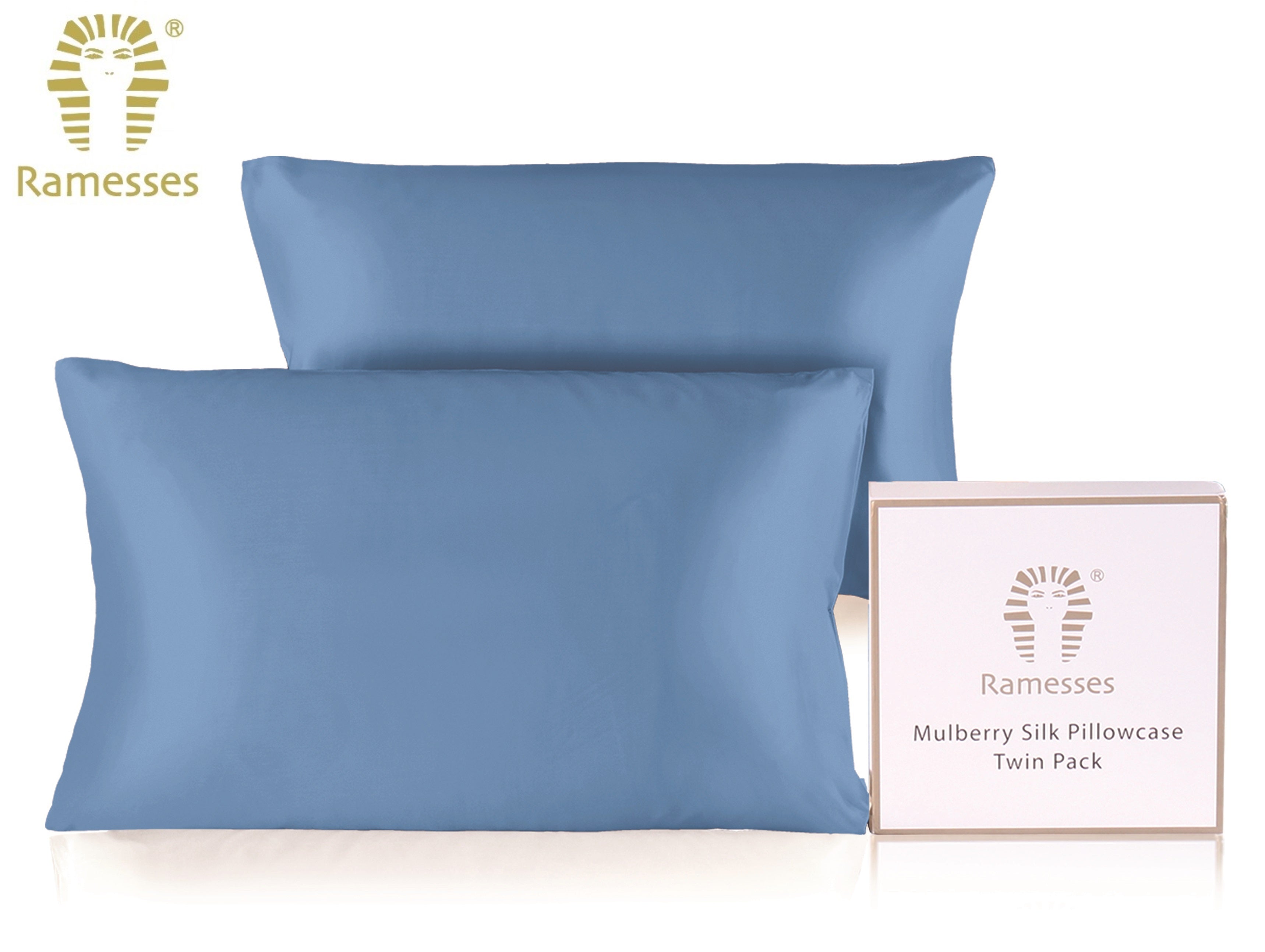 The Silk Pillowcase Duo — Mulberry Beauty Sleep Set