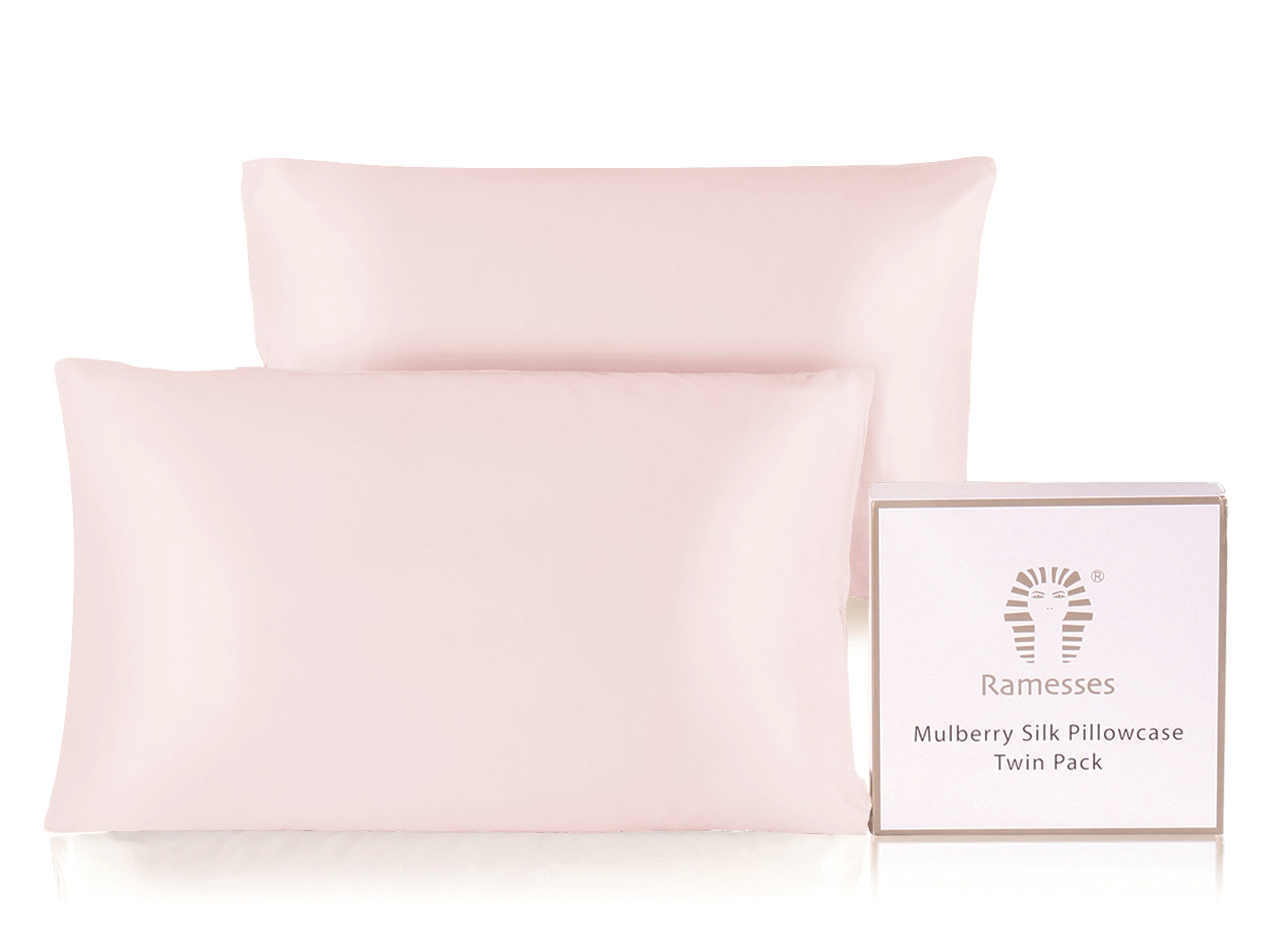 The Silk Pillowcase Duo — Mulberry Beauty Sleep Set