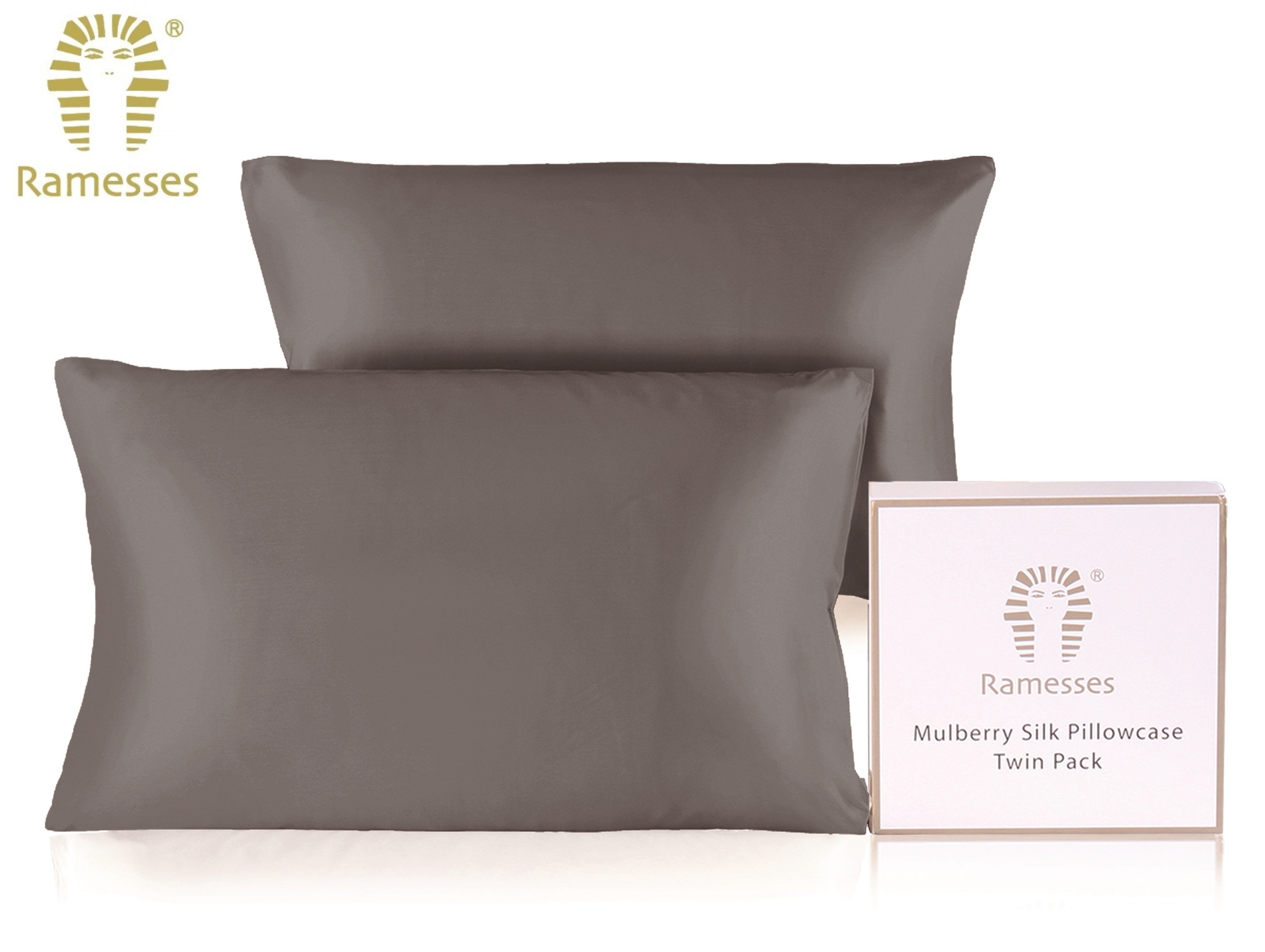 The Silk Pillowcase Duo — Mulberry Beauty Sleep Set