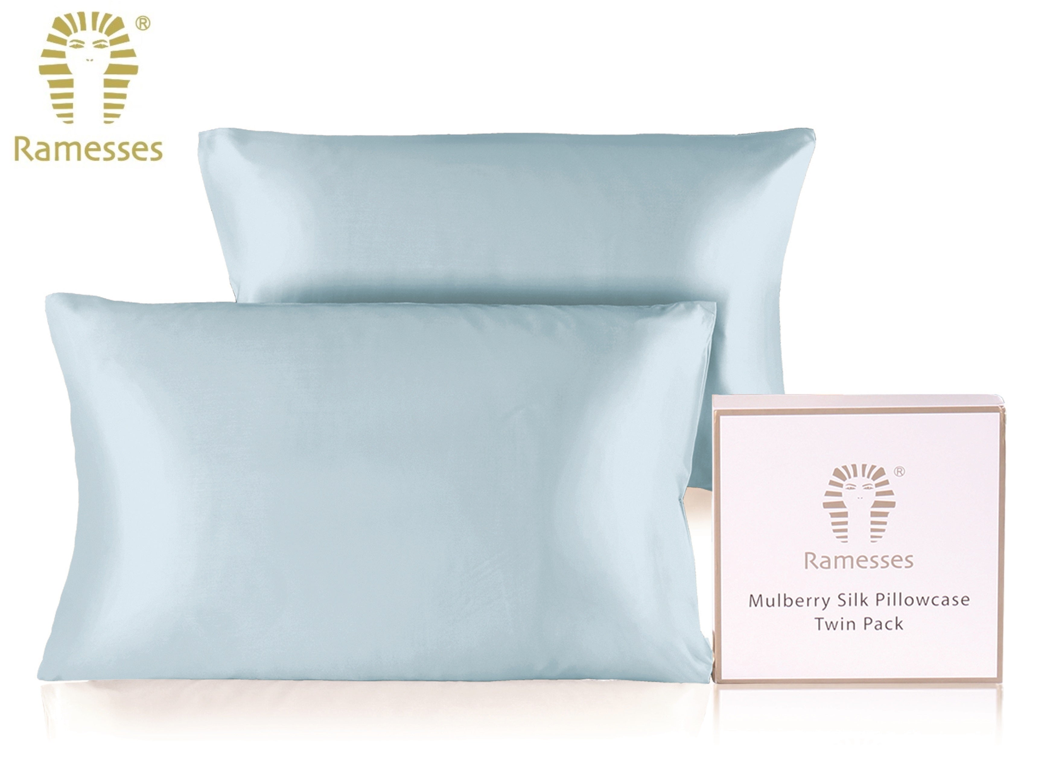 The Silk Pillowcase Duo — Mulberry Beauty Sleep Set