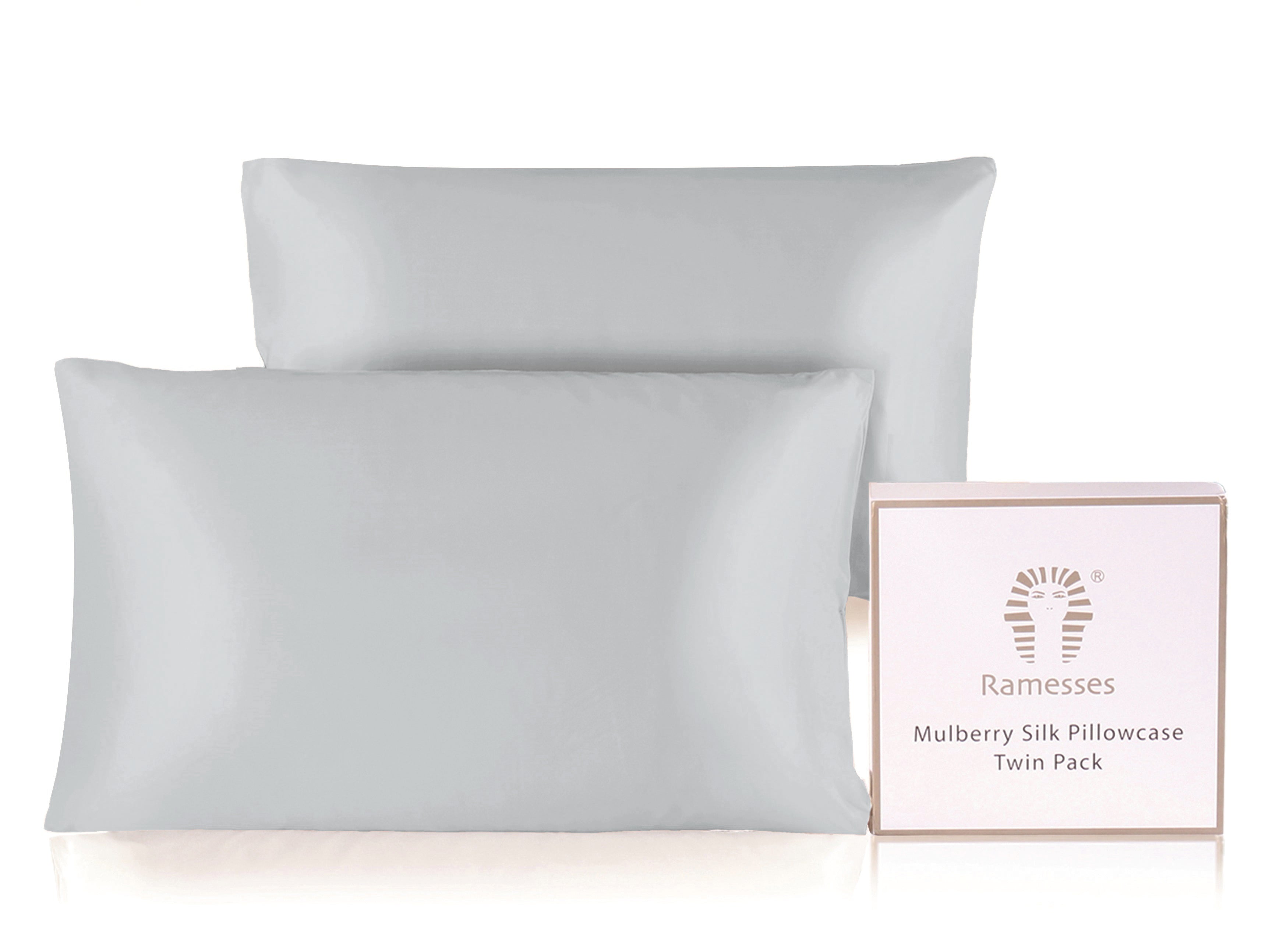 The Silk Pillowcase Duo — Mulberry Beauty Sleep Set