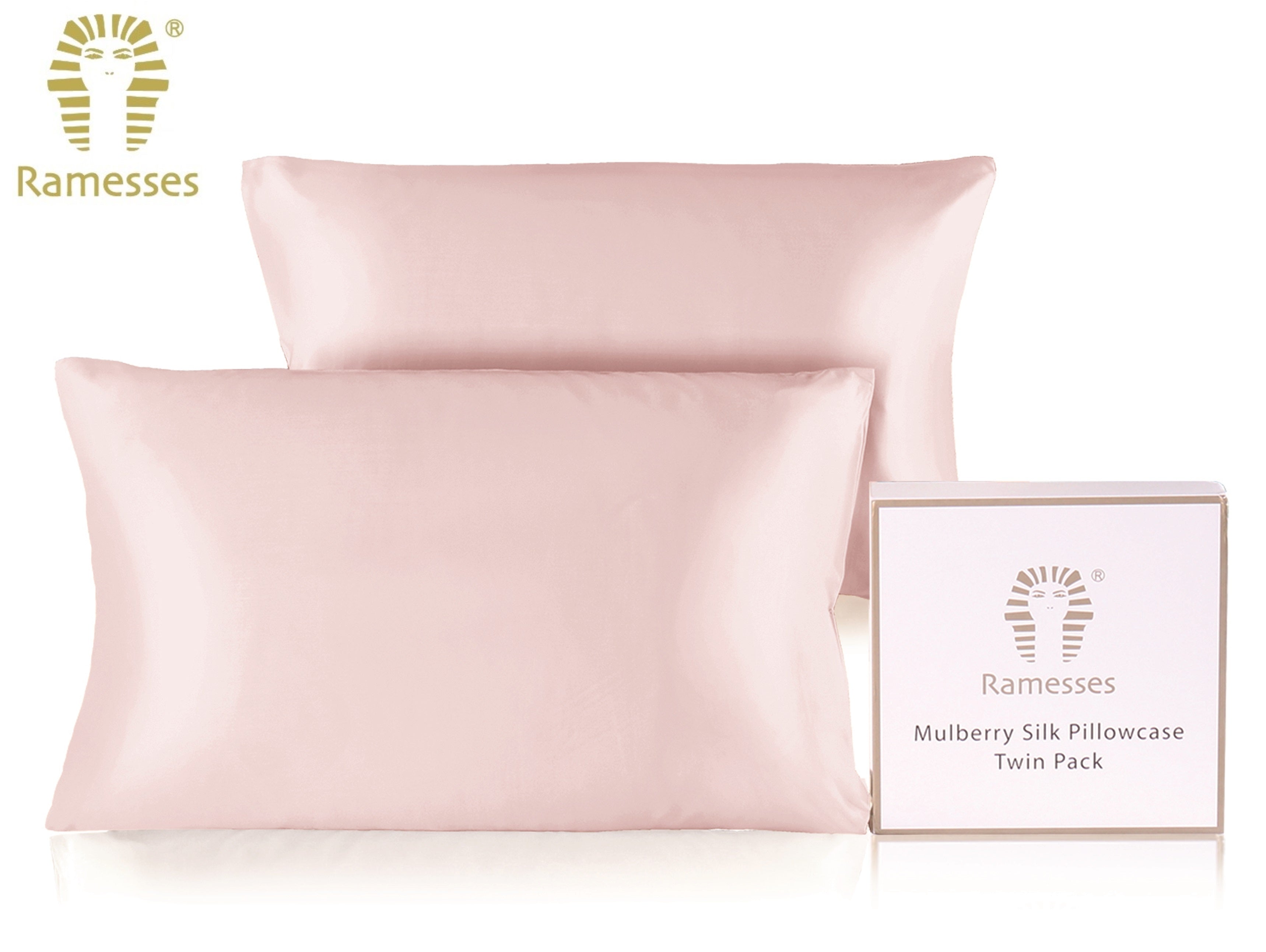 The Silk Pillowcase Duo — Mulberry Beauty Sleep Set
