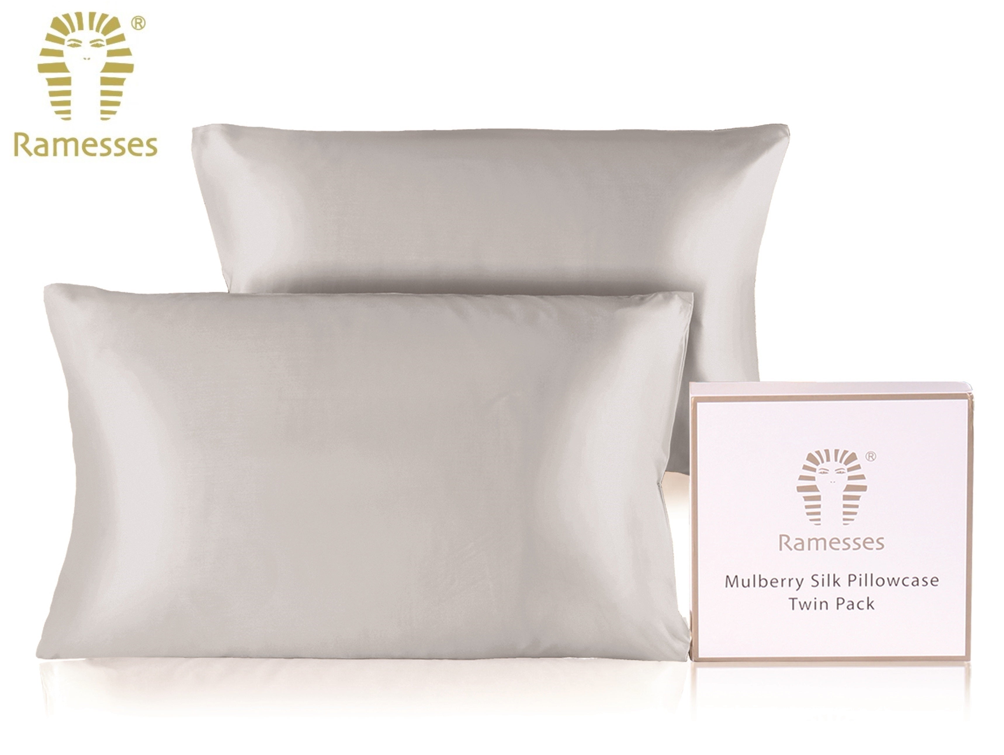 The Silk Pillowcase Duo — Mulberry Beauty Sleep Set