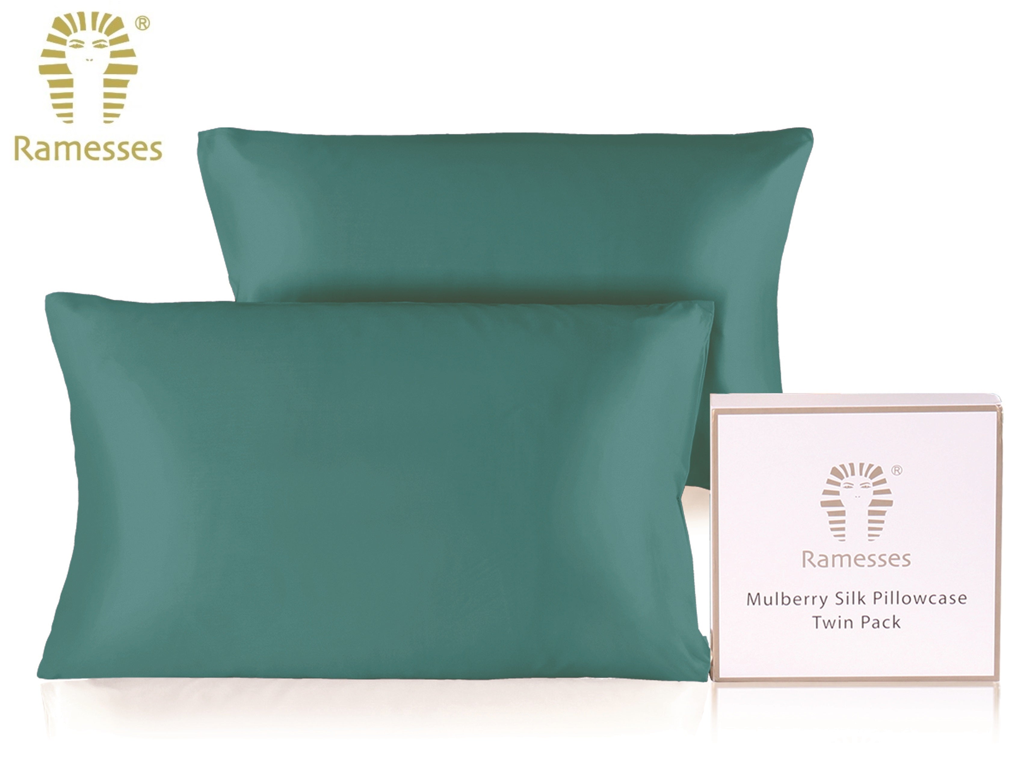 The Silk Pillowcase Duo — Mulberry Beauty Sleep Set