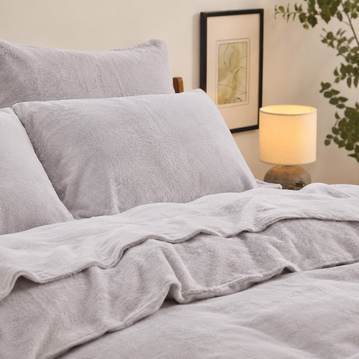 Teddy Fleece Fitted Sheet Combo Set